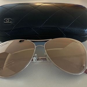 Chanel Rose Aviators